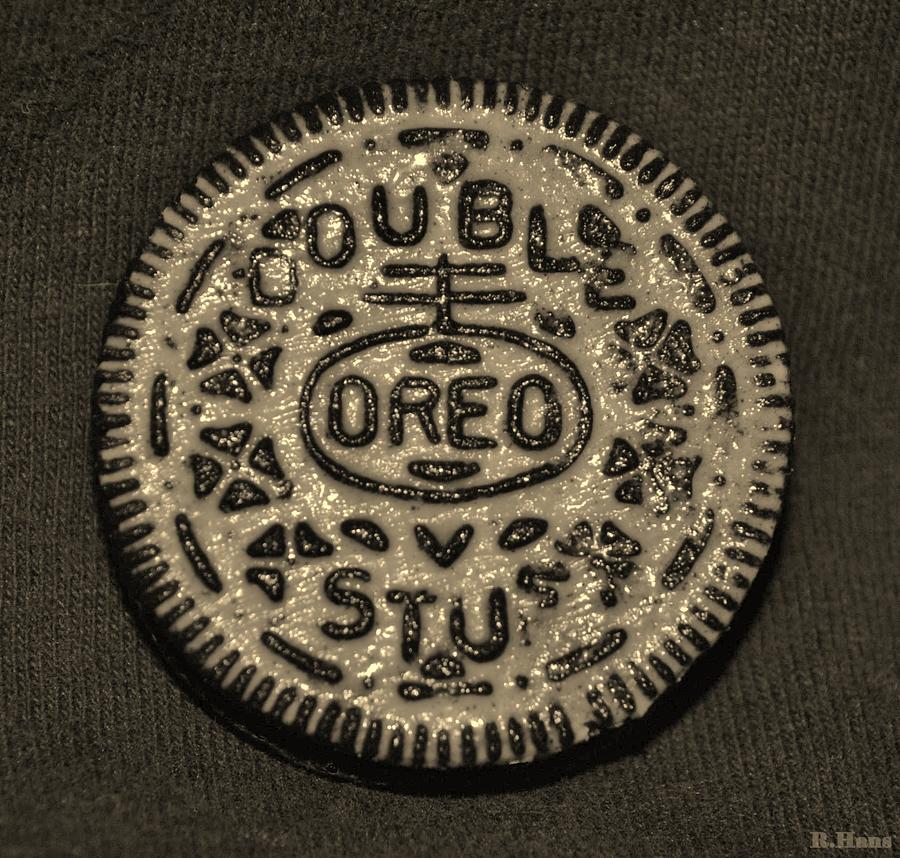 DOUBLE STUFF OREO in SEPIA NEGITIVE Photograph by Rob Hans