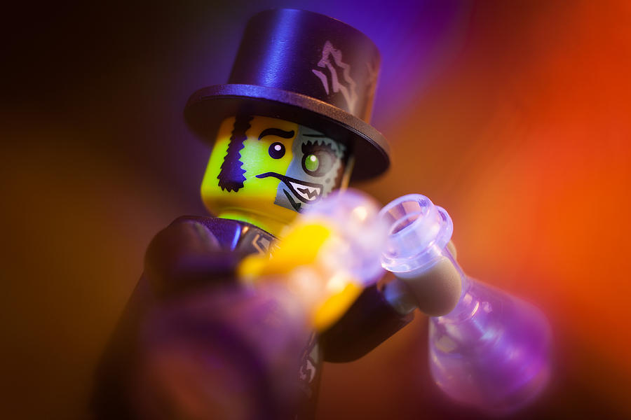 Lego Photograph - Double Up by Ernest M Aquilio Lego Photograph - Double Up by Ernest M Aquilio