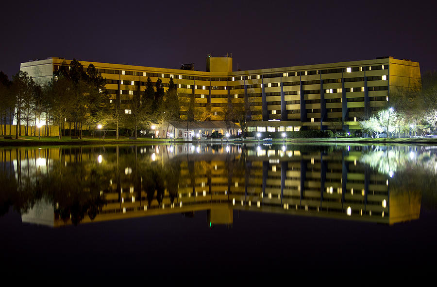 DoubleTree Hotel Reflection Photograph by Ben Shields