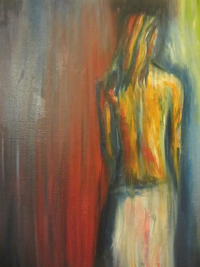 Woman Painting - Doubt by Jenny Forsman