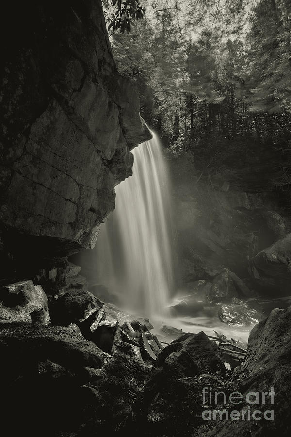 Douglas Falls on North Fork River near Thomas WV Photograph by Dan Friend