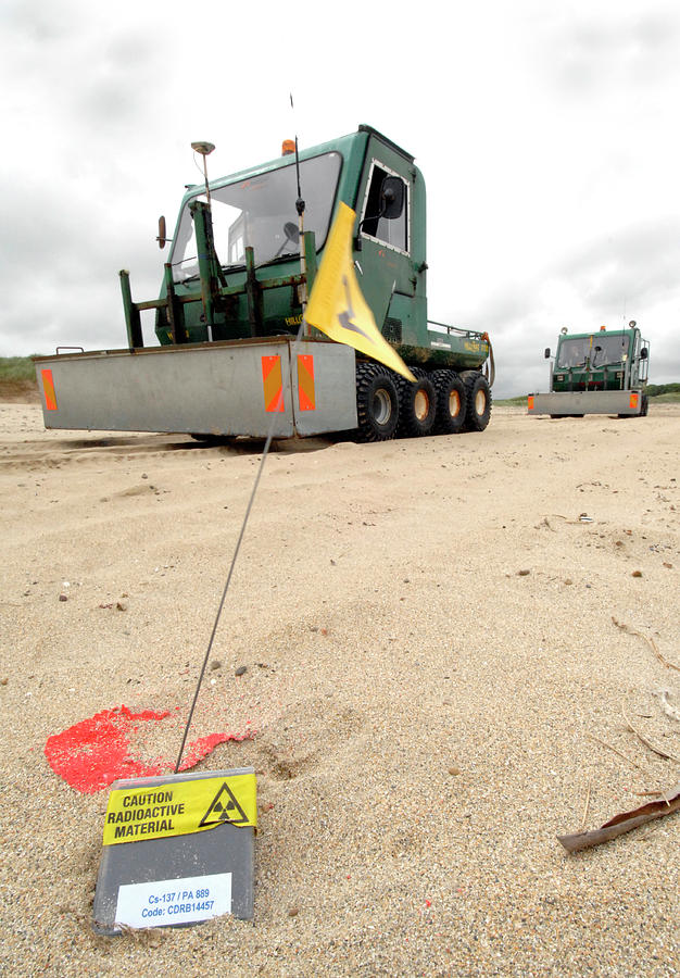 Dounreay Beach Radiation Monitoring Photograph by Public Health England