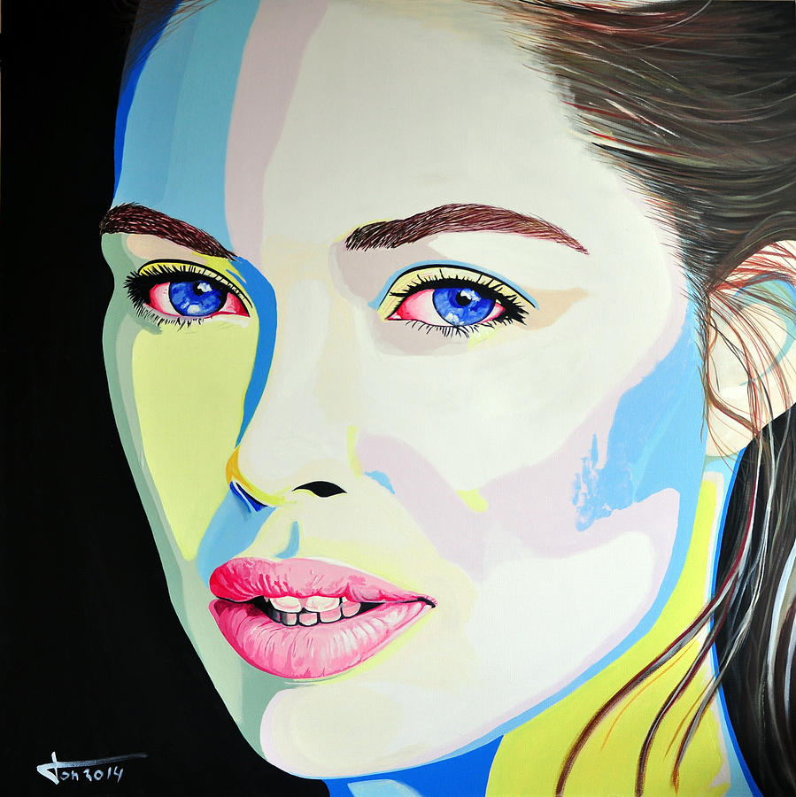 Doutzen Kroes Painting by Ton Peelen - Fine Art America