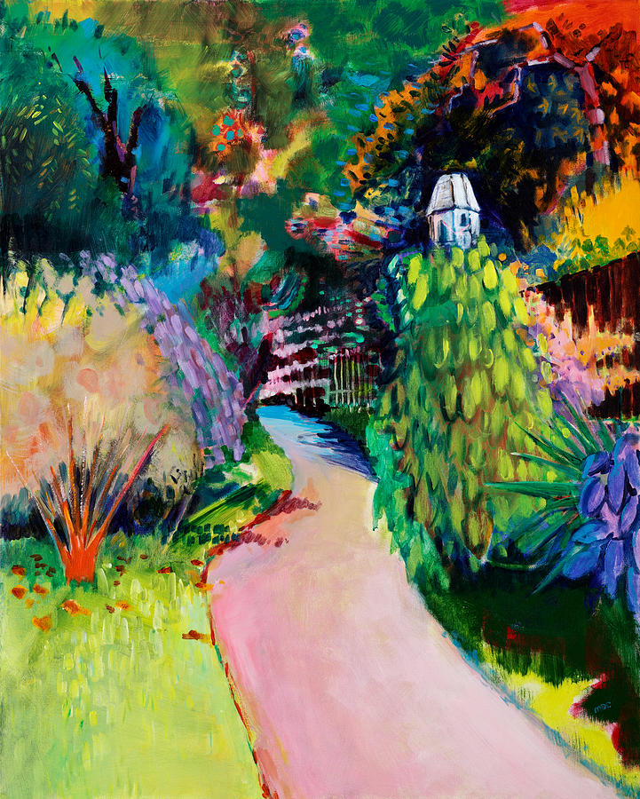 Garden Painting - Dovecote  Exotic by Marco Cazzulini