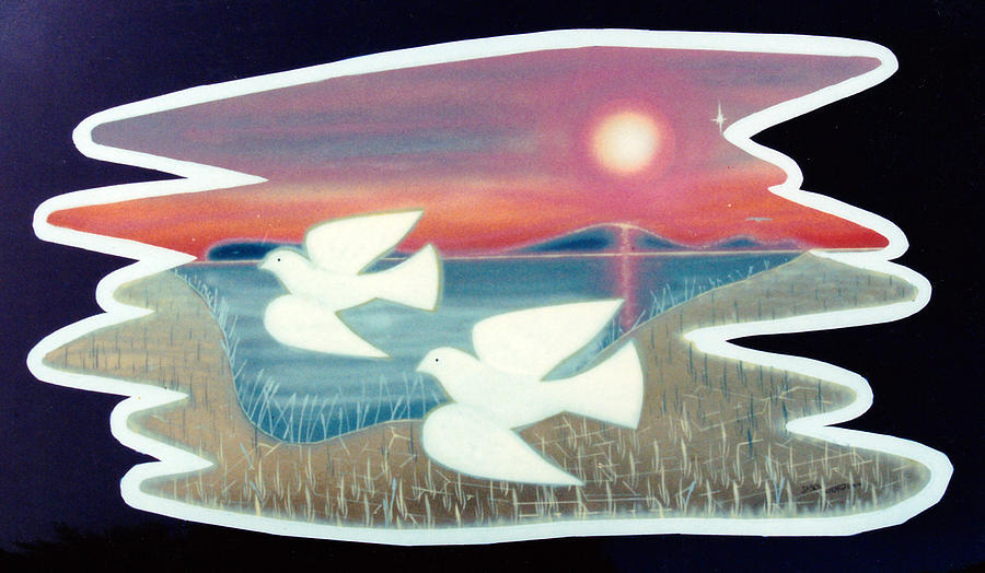 Epic Painting - Doves by Jason Girard Epic Painting - Doves by Jason Girard