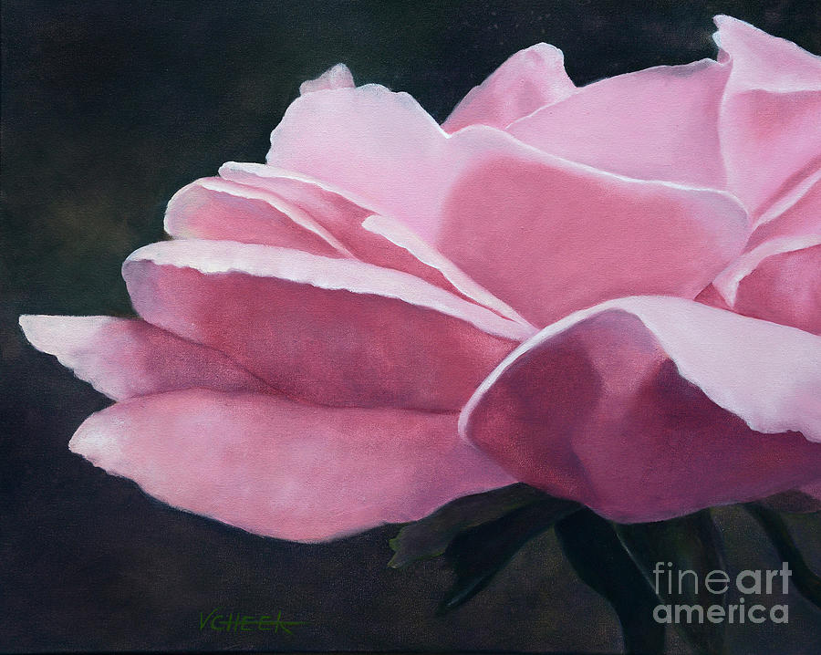 Dow Garden Rose Painting by Vickie Sue Cheek