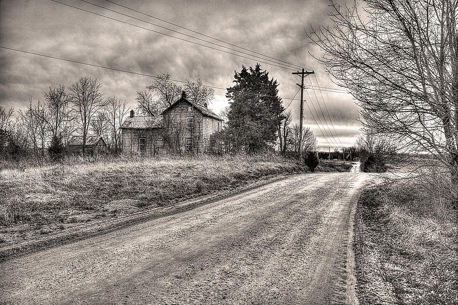 Down a Dusty Back Road Photograph by William Fields