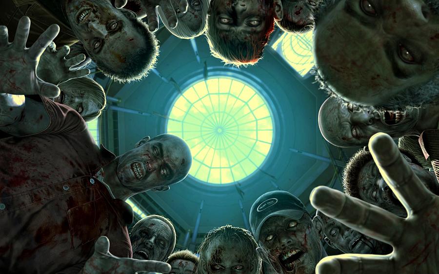 Hat Digital Art - Down and Out in Zombie Land by Movie Poster Prints