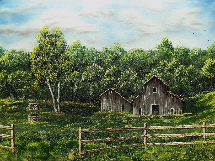 Down By The Barn Painting by Don Bowling - Fine Art America