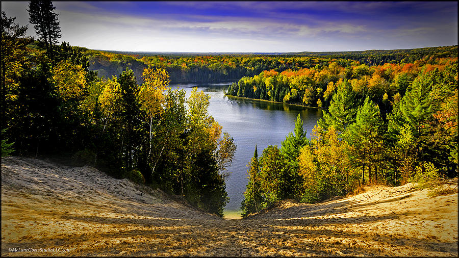 Down hill into fall Photograph by LeeAnn McLaneGoetz McLaneGoetzStudioLLCcom