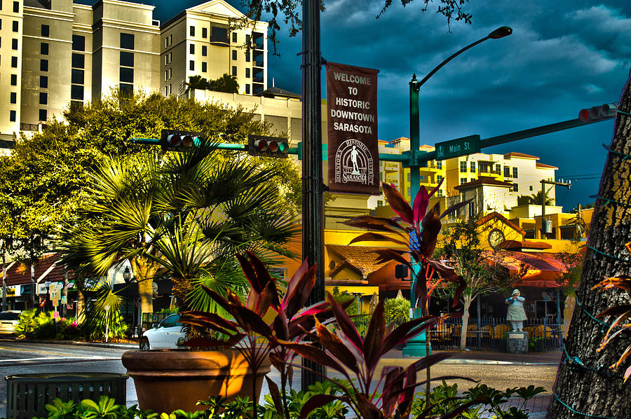 Tampa Photograph - Down on Main Street by Along The Trail