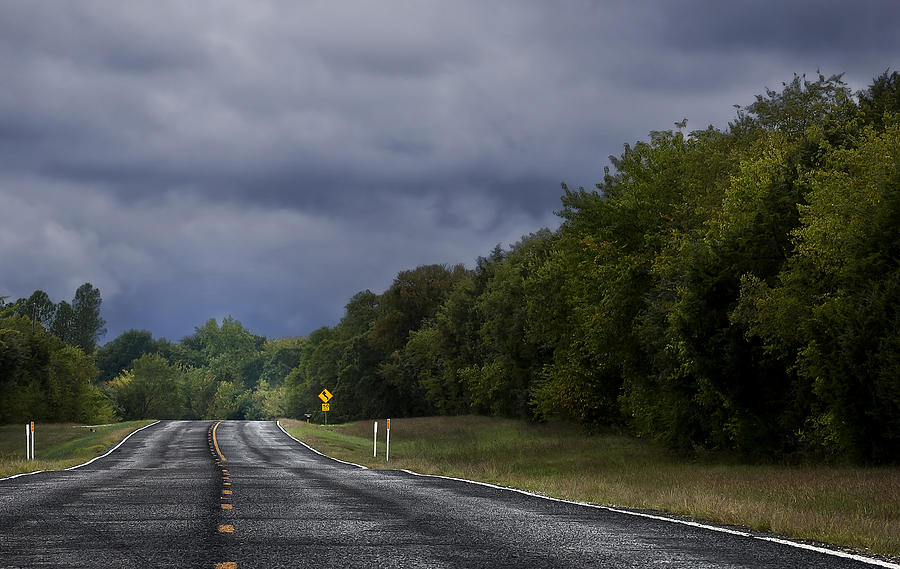 Road Photograph - Down the Road by Mark McKinney