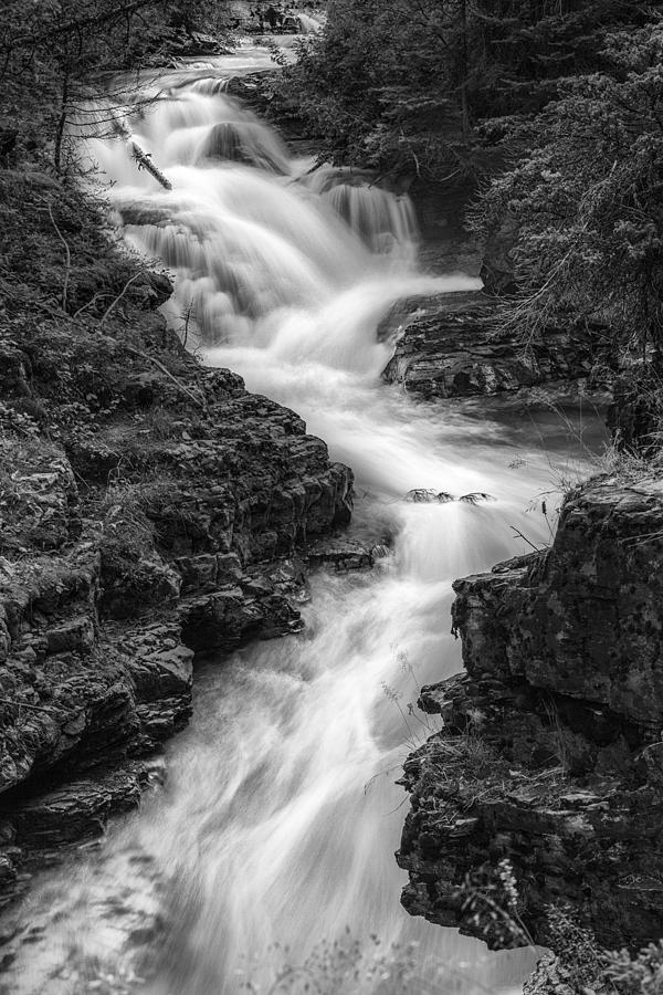 Down the Stream Photograph by Jon Glaser