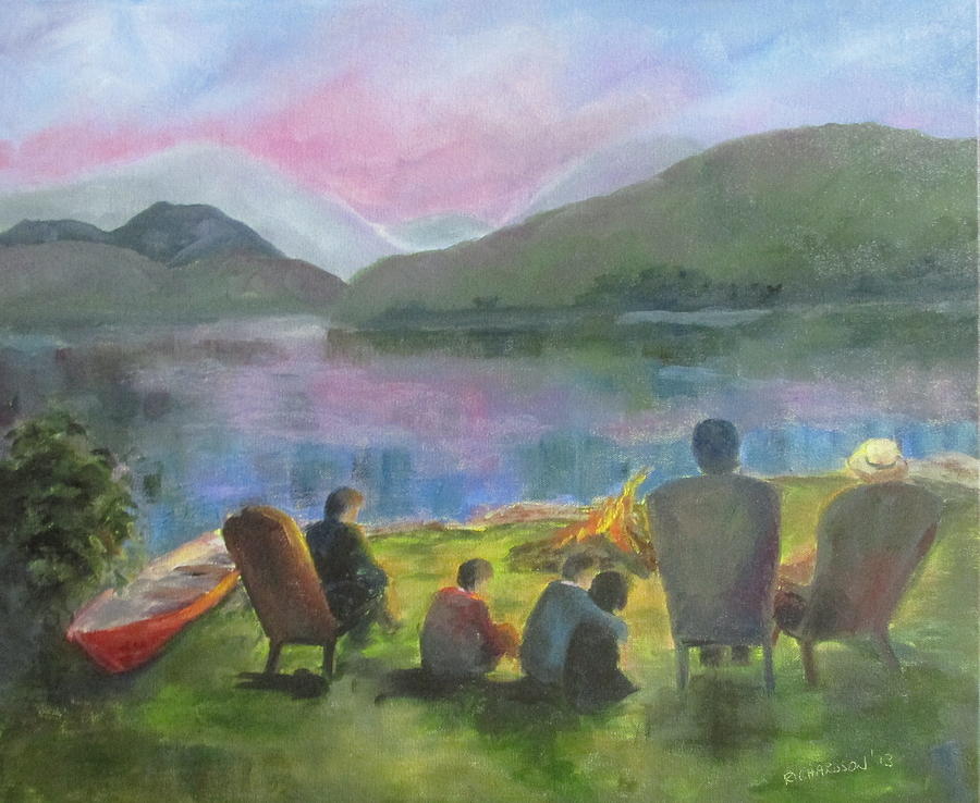 Down Time Painting by Susan Richardson