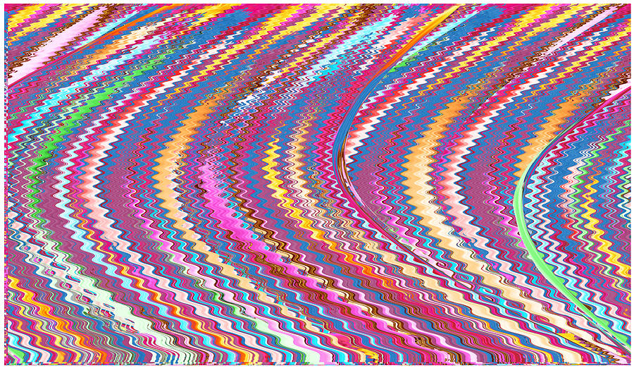 Pattern Mixed Media - DownLOAD Waves Artist Created Textures Patterns Colorful Images for personal use or Commercial use   by Navin Joshi