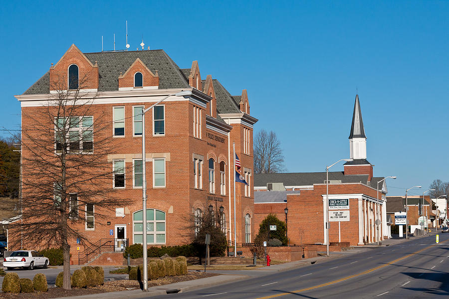 Downtown Abingdon Virginia Photograph by Melinda Fawver