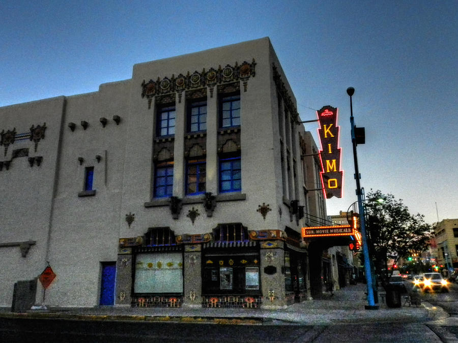 Downtown ABQ - KiMo Theater Photograph by Lance Vaughn