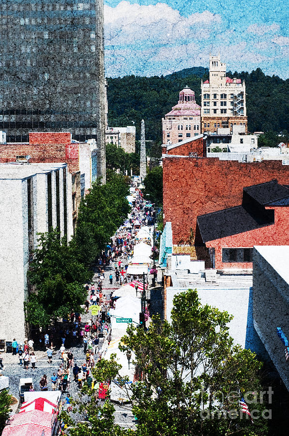 Downtown Asheville Street Scene - Western North Carolina Photograph ...