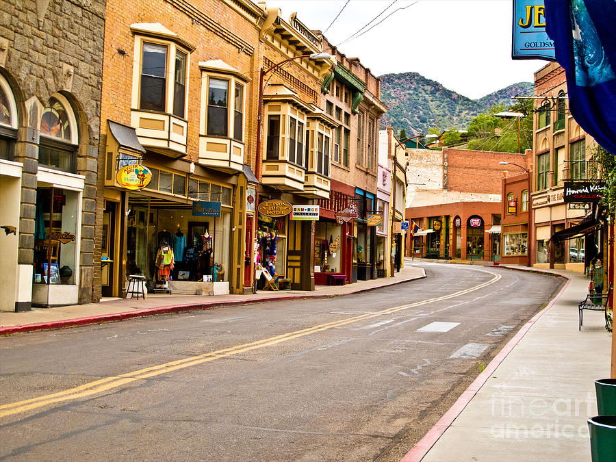 Downtown Bisbee Photograph by Kelly Holm