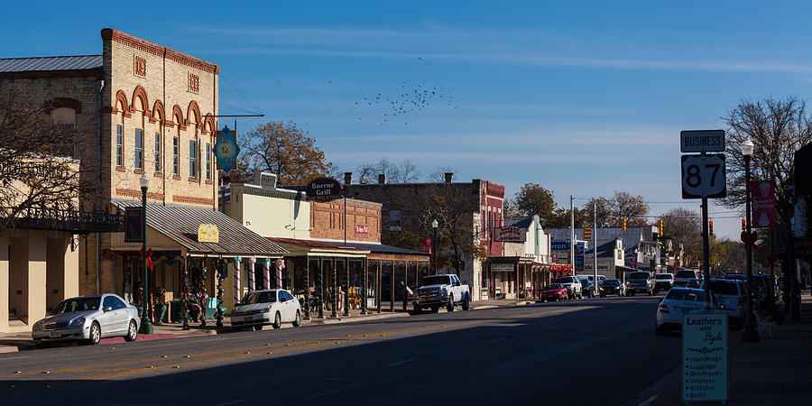 Nature Photograph - Downtown Boerne by Ed Gleichman