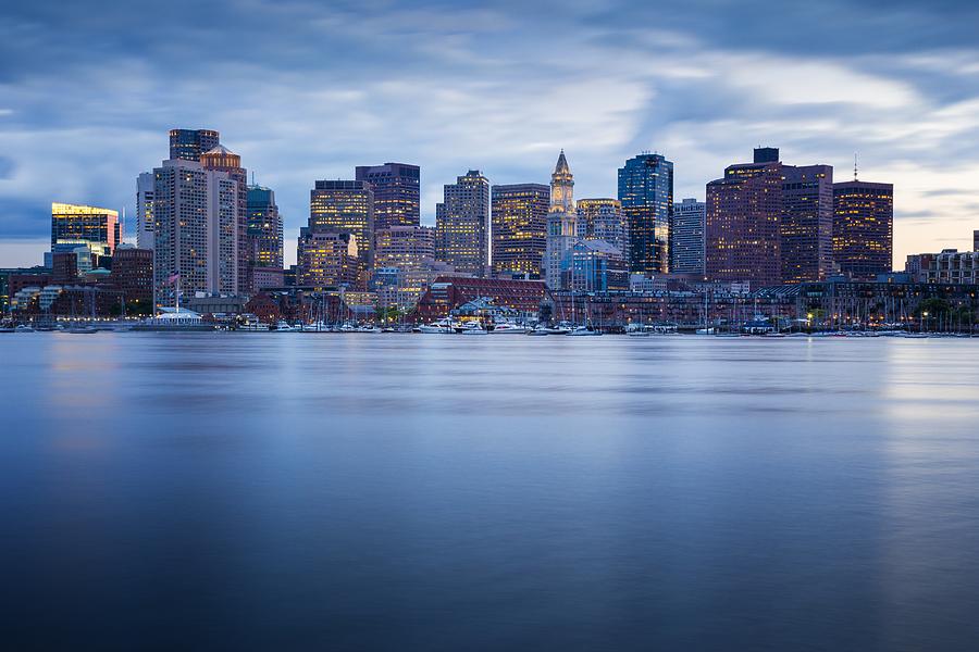 Downtown Boston Skyline Photograph by Robert Davis