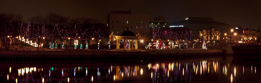 Downtown Christmas Photograph by Deborah Klubertanz