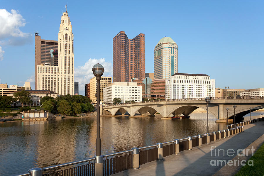 Downtown Columbus Ohio Skyline Photograph by Bill Cobb - Fine Art America