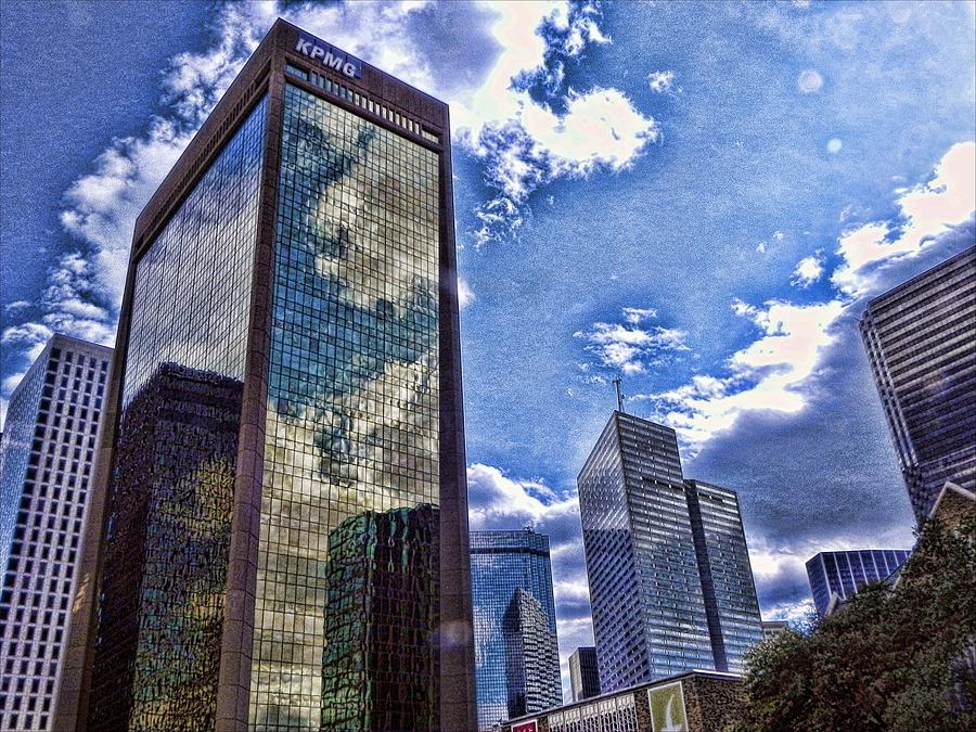 Downtown Dallas Photograph by Kathy Churchman