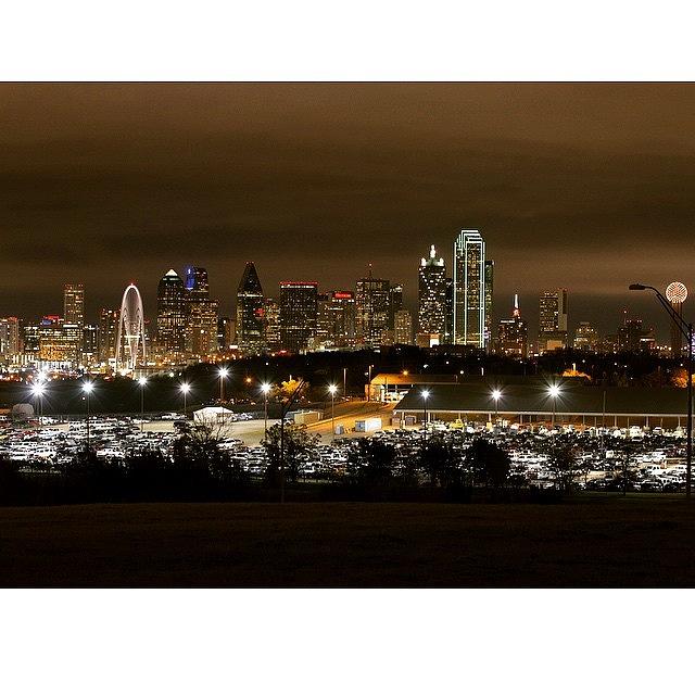 Dallas Photograph - #downtown #dallas #skyline by Javier Vicencio