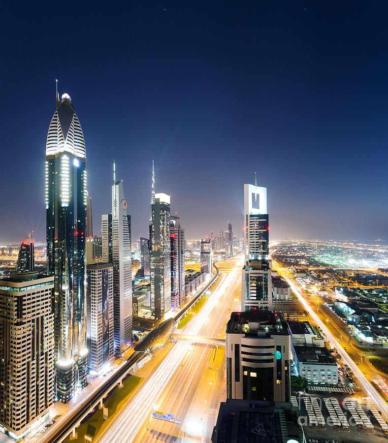 Architecture Photograph - Downtown Dubai by Matteo Colombo