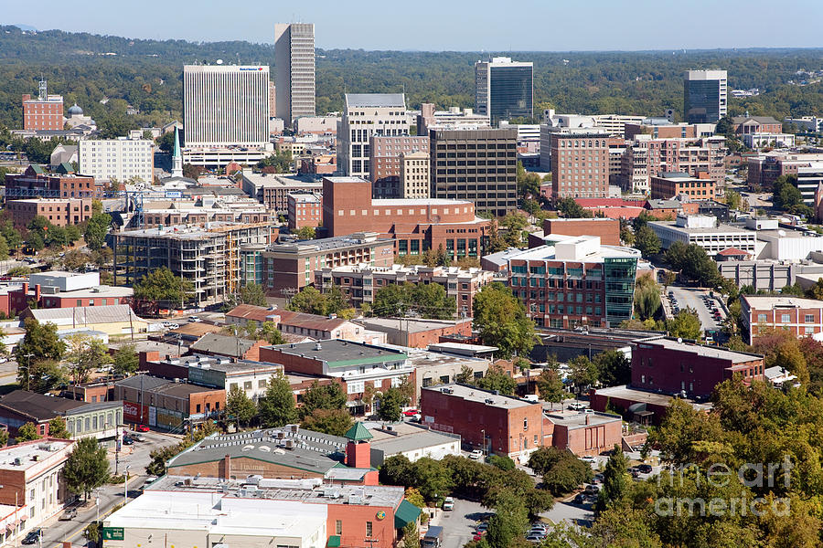 Downtown Greenville Photograph by Bill Cobb - Fine Art America