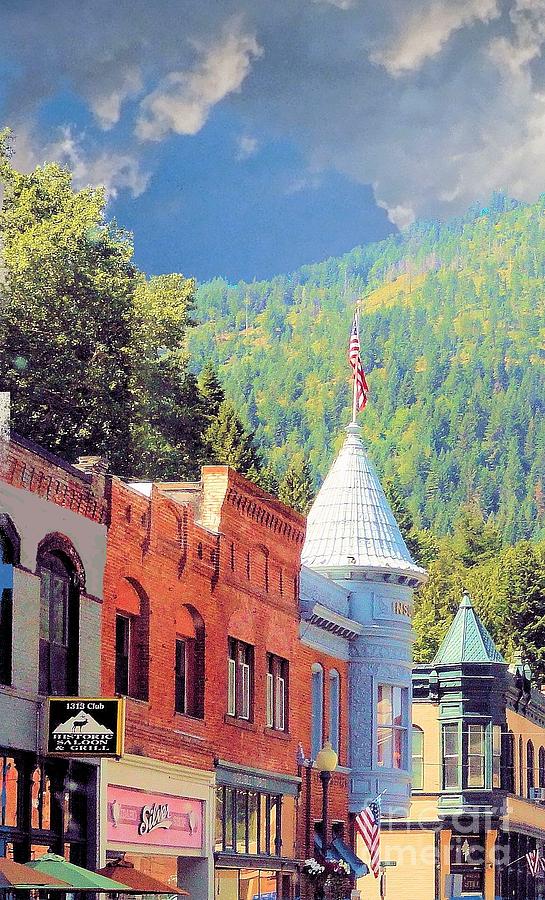 Downtown Historic Wallace Idaho Photograph by Janette Boyd