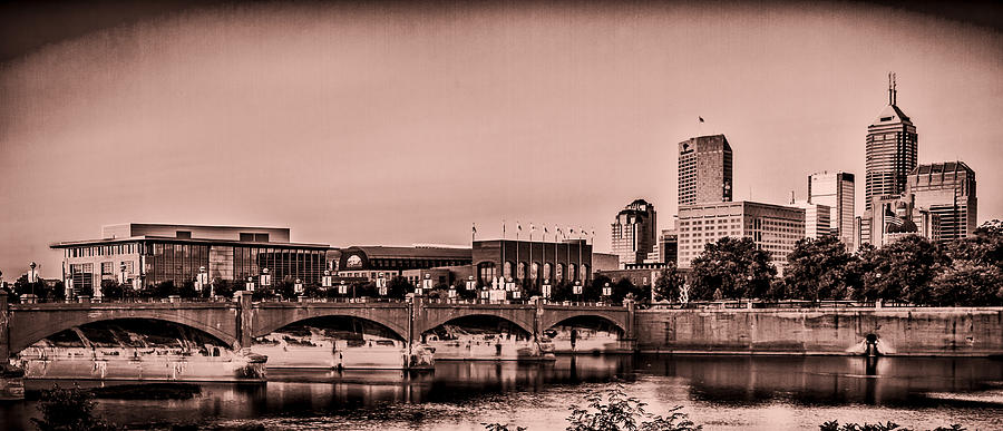 Downtown Indianapolis Photograph by Ron Pate