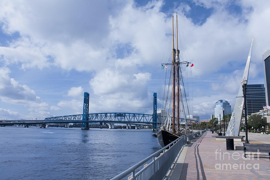 Downtown Jacksonville Florida Photograph by Ules Barnwell