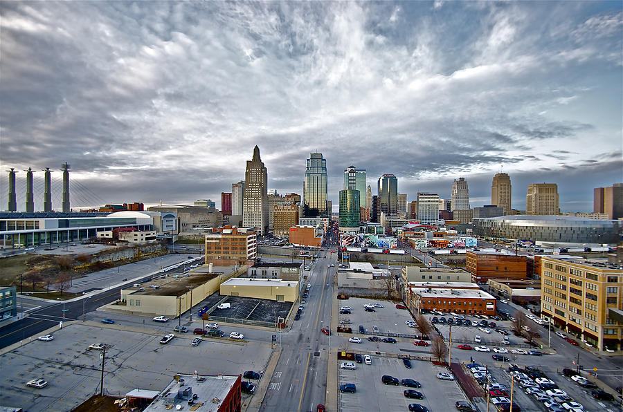 Downtown Kansas City Skyline Photograph by Devin Botkins