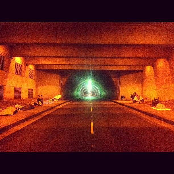 Downtown La Tunnel Photograph by Devaughn Hughson