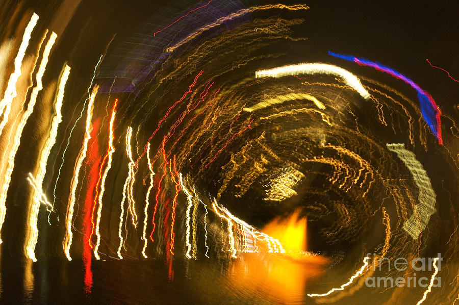 Downtown Los Angeles in a blur 2 Photograph by Micah May