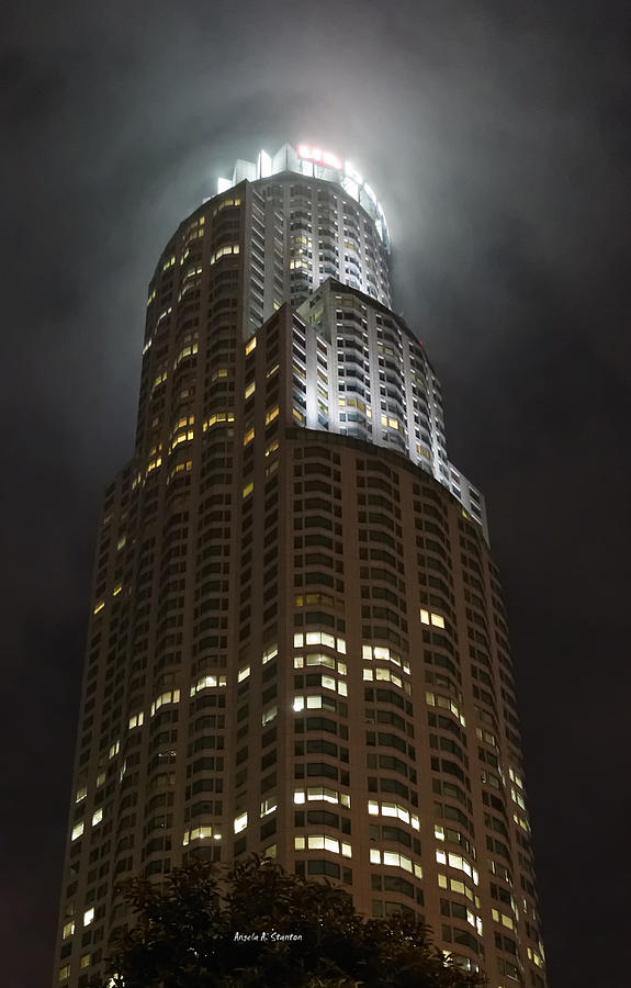 Downtown Los Angeles In The Fog Photograph