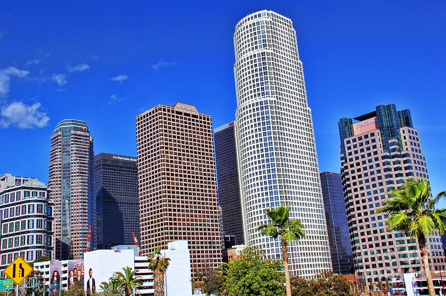 Downtown Los Angeles Photograph by Mariola Bitner