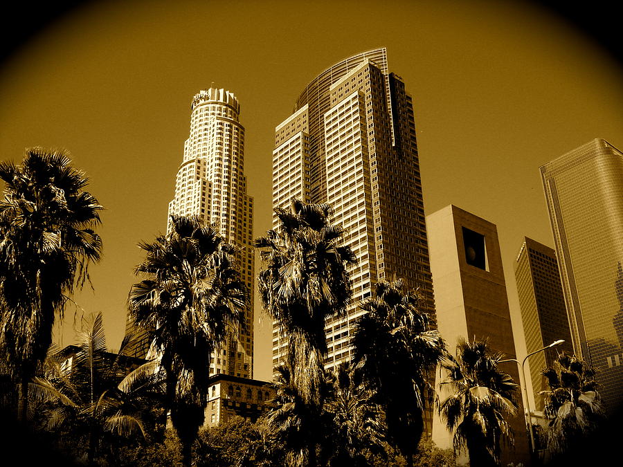 Downtown Los Angeles Photograph by Monique Wegmueller
