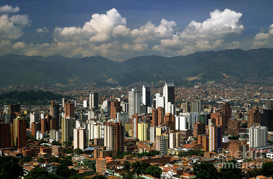 Downtown Medellin Photograph by Rafael Macia
