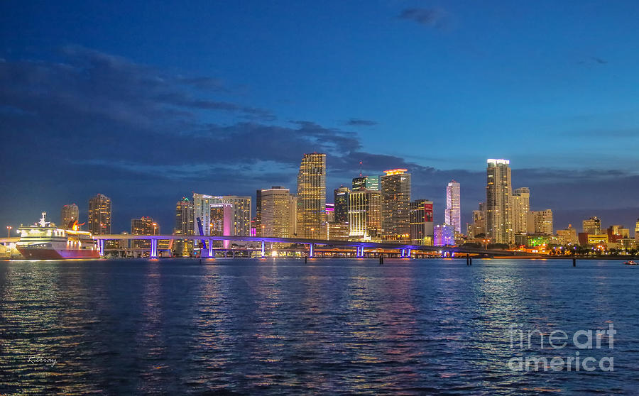 Downtown Miami Skyline #1 Photograph by Rene Triay FineArt Photos