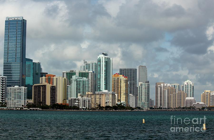 Downtown Miami Skyline Photograph by Rene Triay FineArt Photos