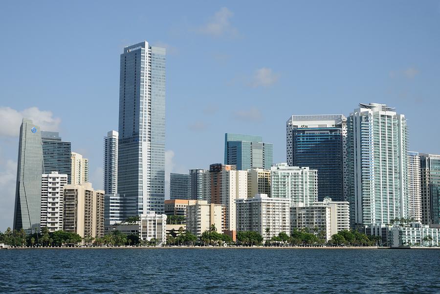 Downtown Miami with Skyscrapers Photograph by Bradford Martin