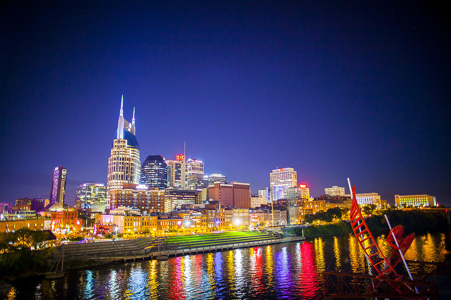 Downtown Nashville skyline cityscape Photograph by FangXiaNuo