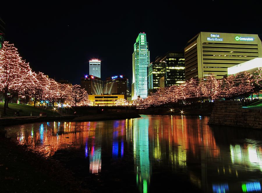 Downtown Omaha At Night Photograph by Darylene Iacovetto Pixels
