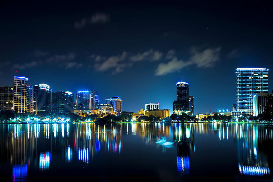 Downtown Orlando Skyline Photograph by Mark Andrew Thomas