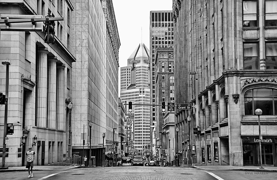 Downtown PA in b/w Photograph by Dyle   Warren