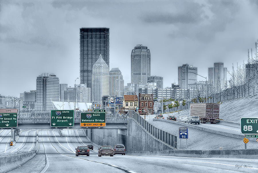 Driving Towards Downtown Pittsburgh  Photograph by Dyle   Warren