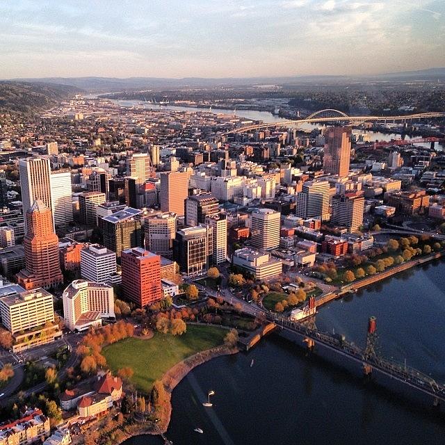 Portland Photograph - Downtown Portland This Morning. Took by Mike Warner
